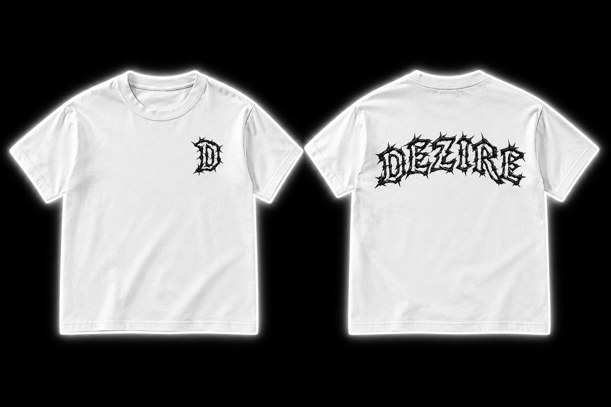 White barb wire shirt (limited)