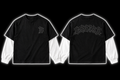 Double layered barb wire long sleeve (limited)